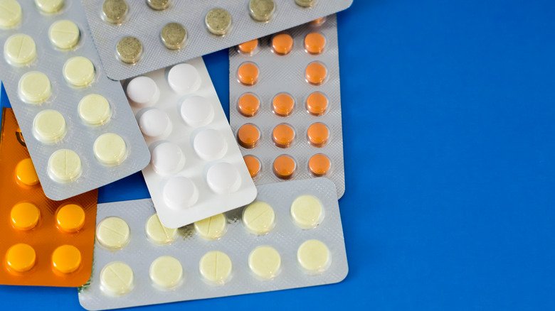 Plaquettes de médicaments sur ordonnance