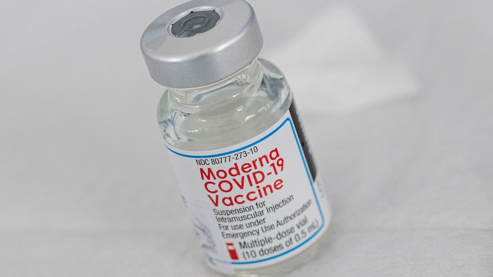 flacon de vaccin moderne