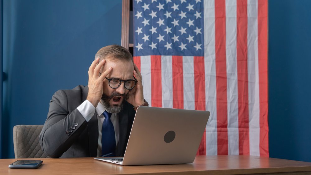 homme stressé