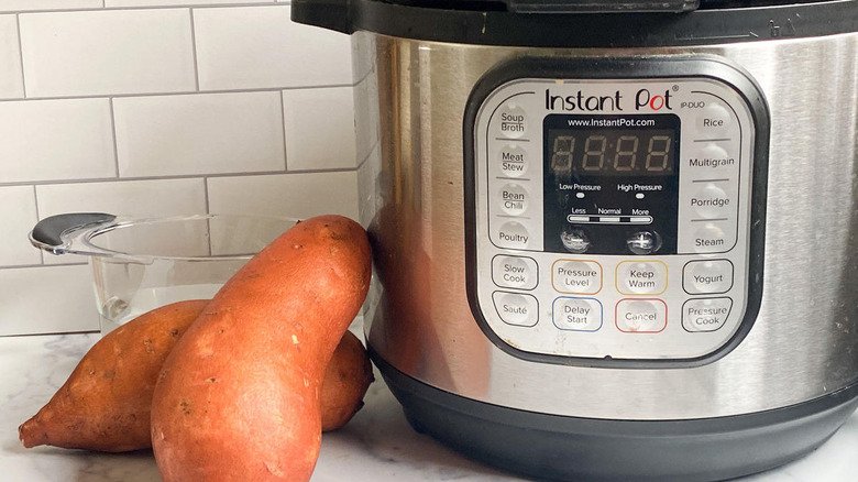 patates douces et pot instantané