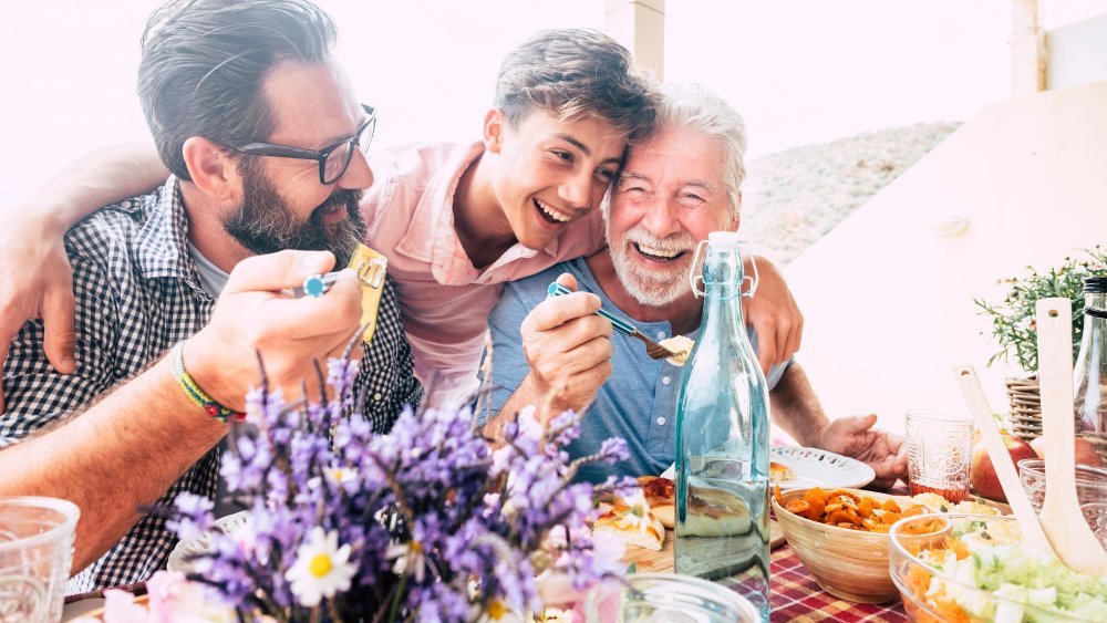 Trois générations d'une famille