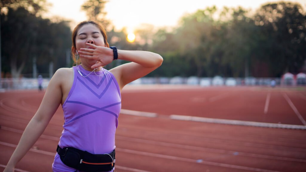 Ce que cela signifie lorsque vous bâillez pendant votre entraînement