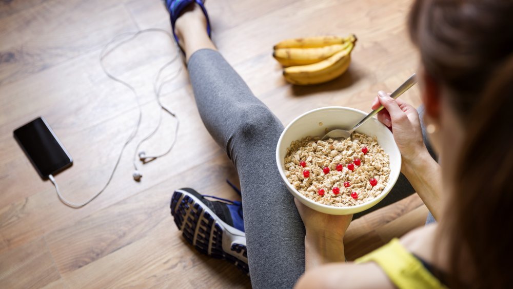 repas sain après l'entraînement