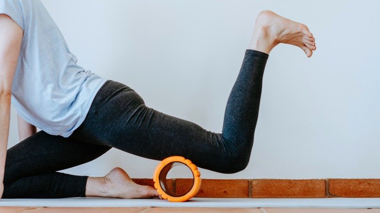 Utilisation du rouleau en mousse après l'entraînement