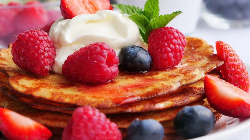 crêpes cétogènes à base de farine de noix de coco