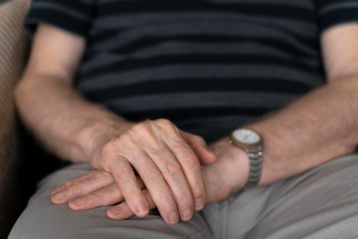 un personne atteinte de la maladie de Parkinson